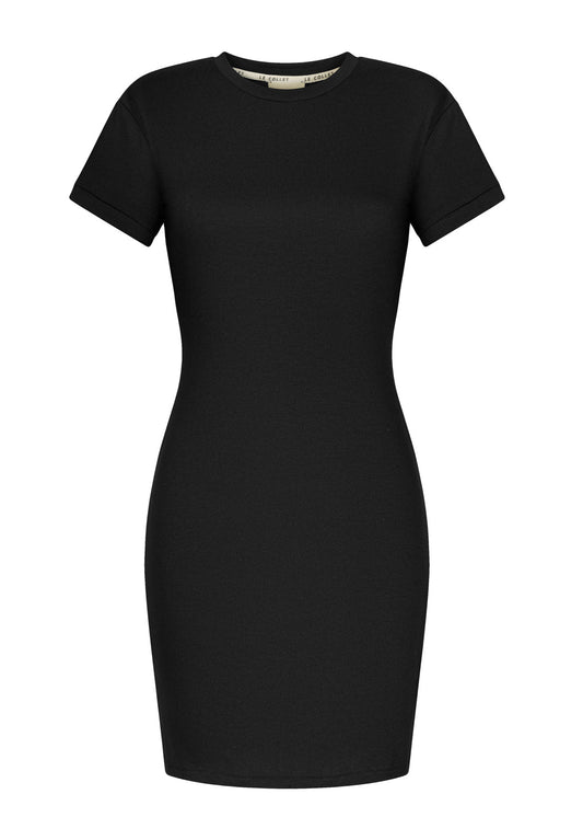 SUKIENKA SLIM MINI DRESS BLACK