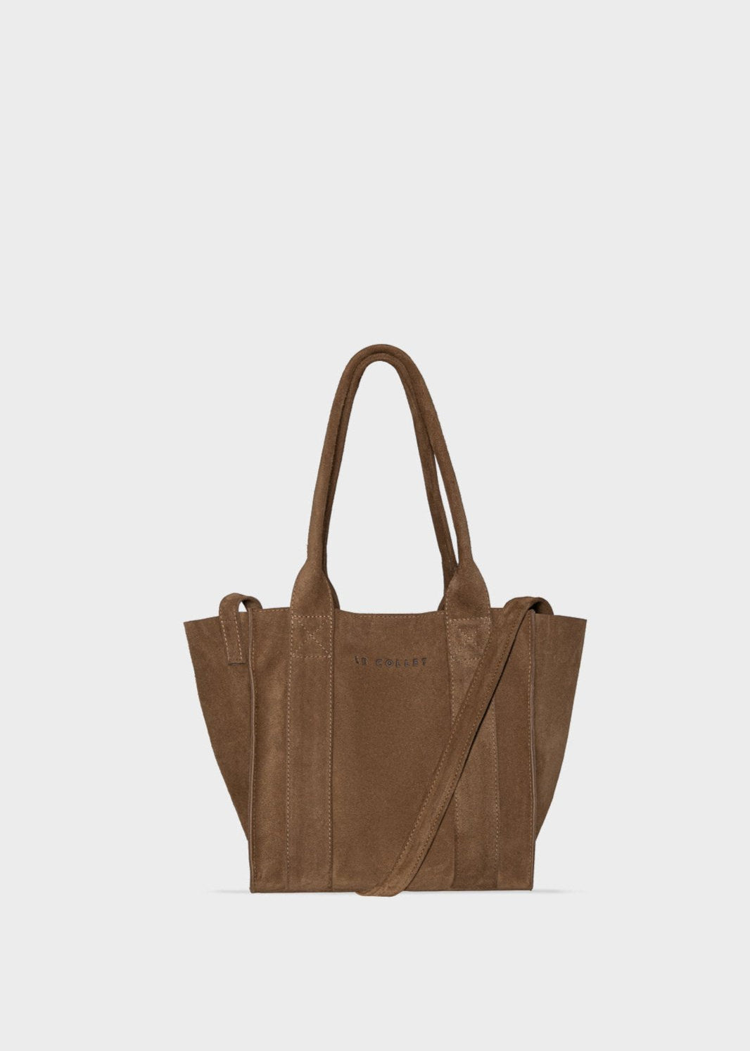 TORBA THE SMALL BAG BROWN SUEDE