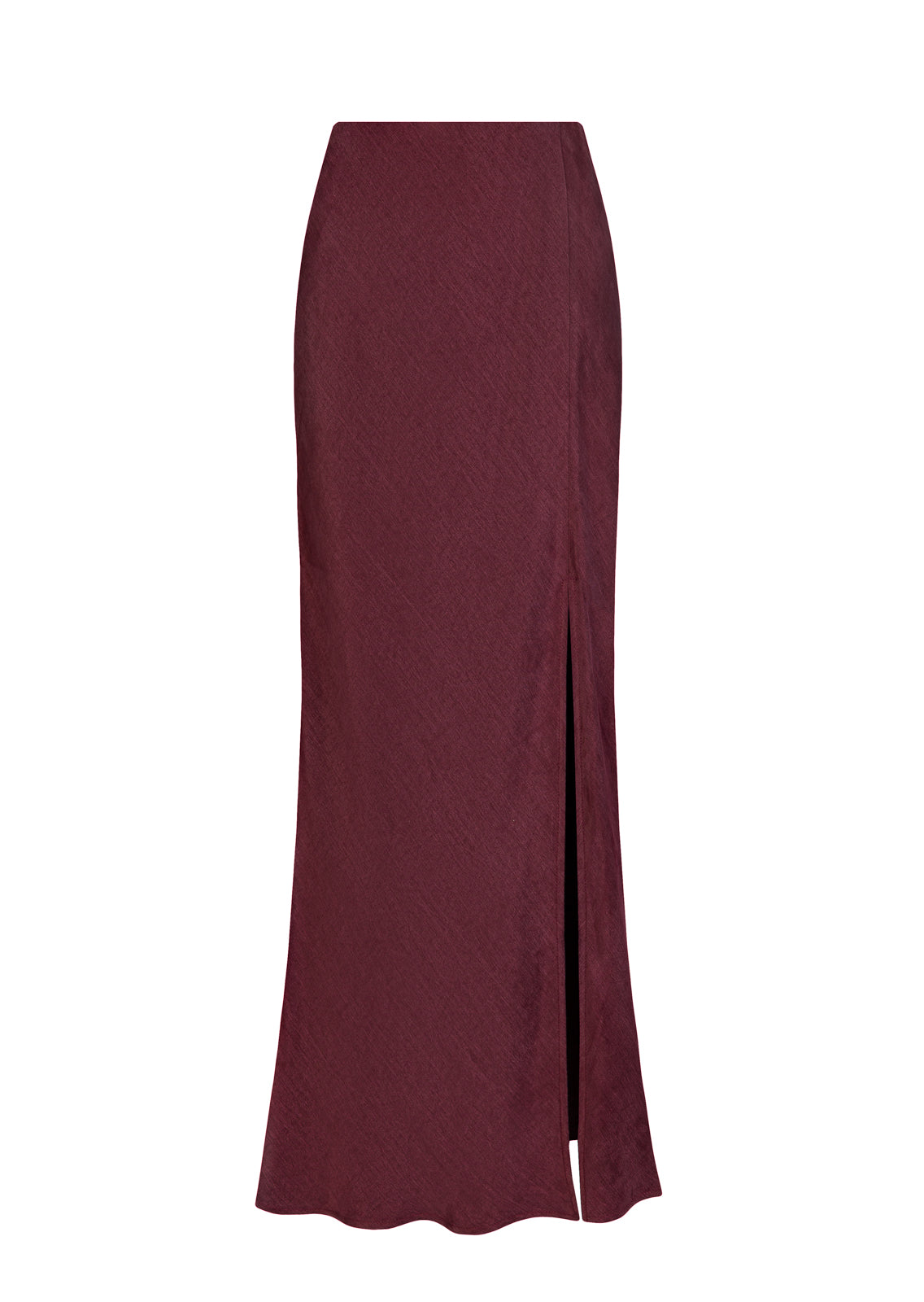 SPÓDNICA ALBANA NEW LONG AUBERGINE