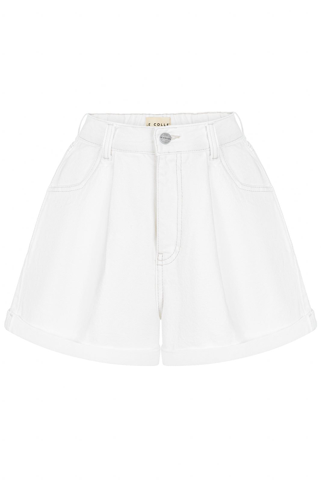 SZORTY VISO RIB WHITE