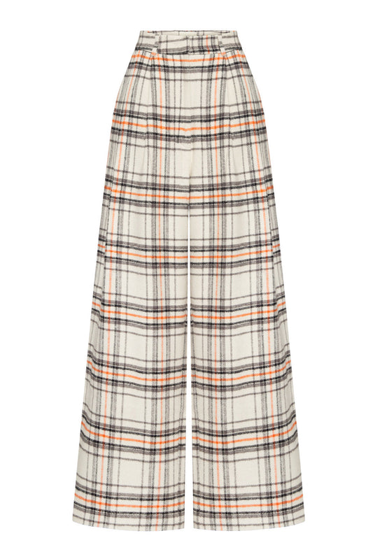 SPODNIE DAVIS ORANGE BEIGE