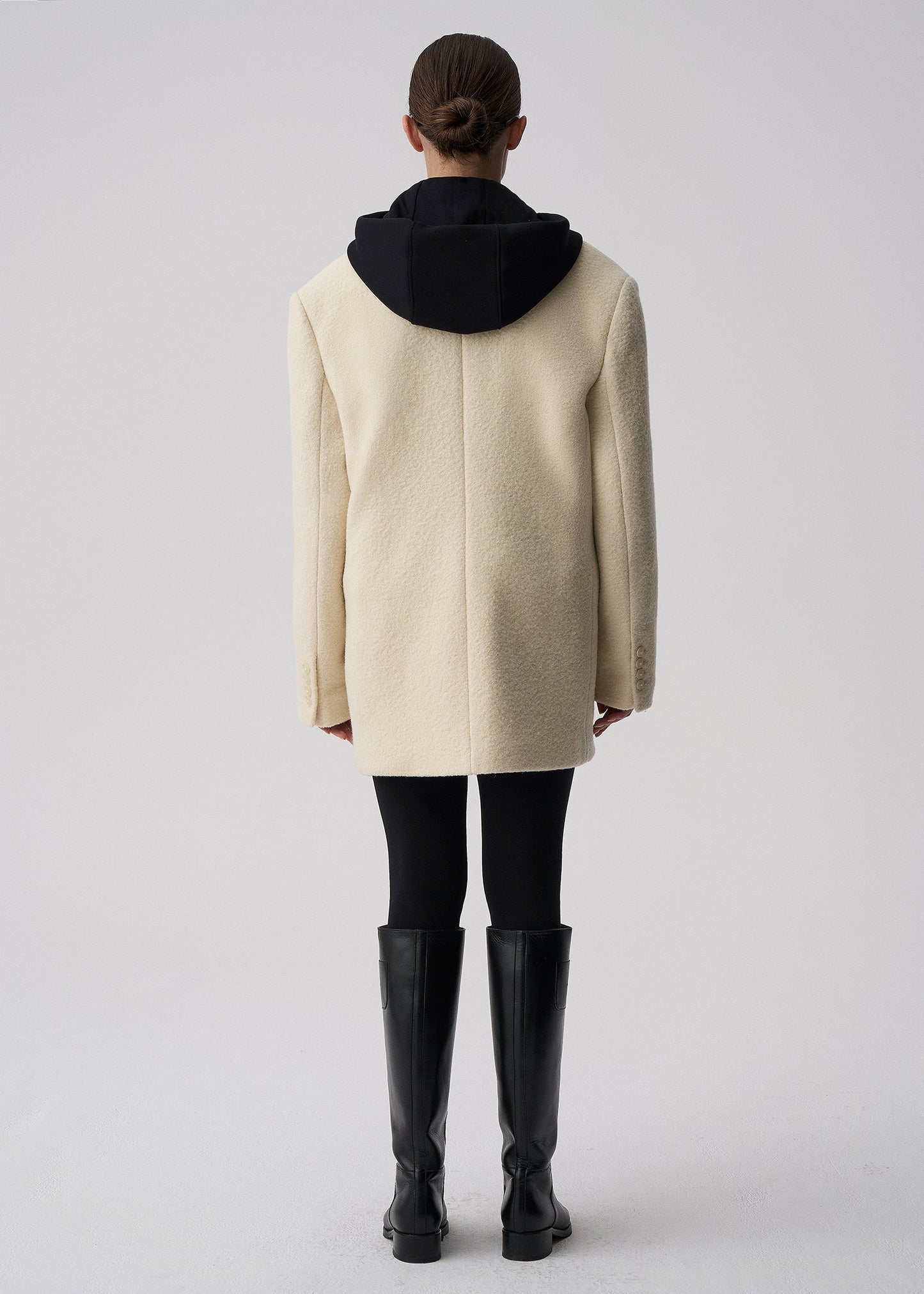 MARYNARKA ROY WOOL ECRU