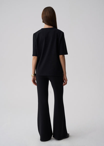 T-SHIRT MARC MELANIA BLACK