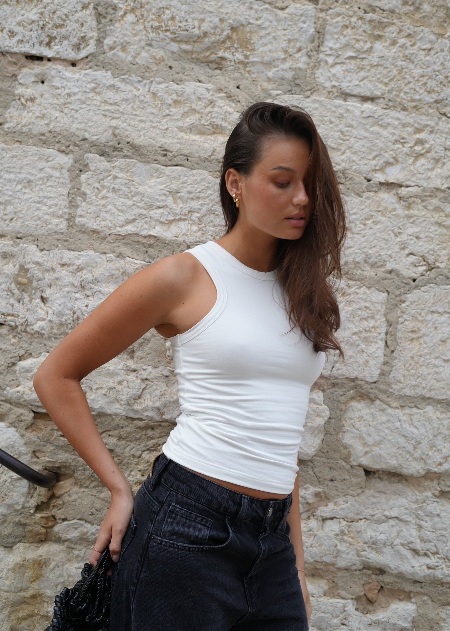 TOP TORI SLIM WHITE