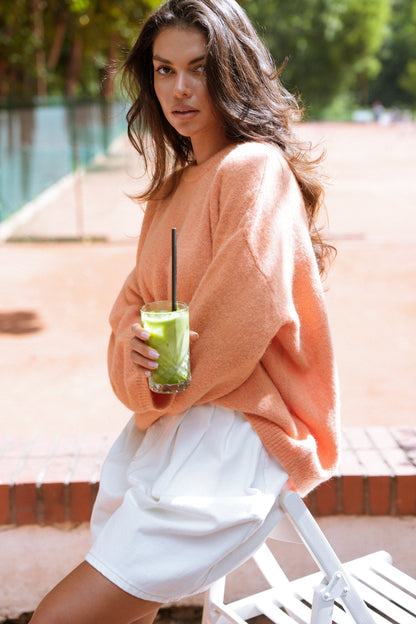 SWETER DIANA PEACH