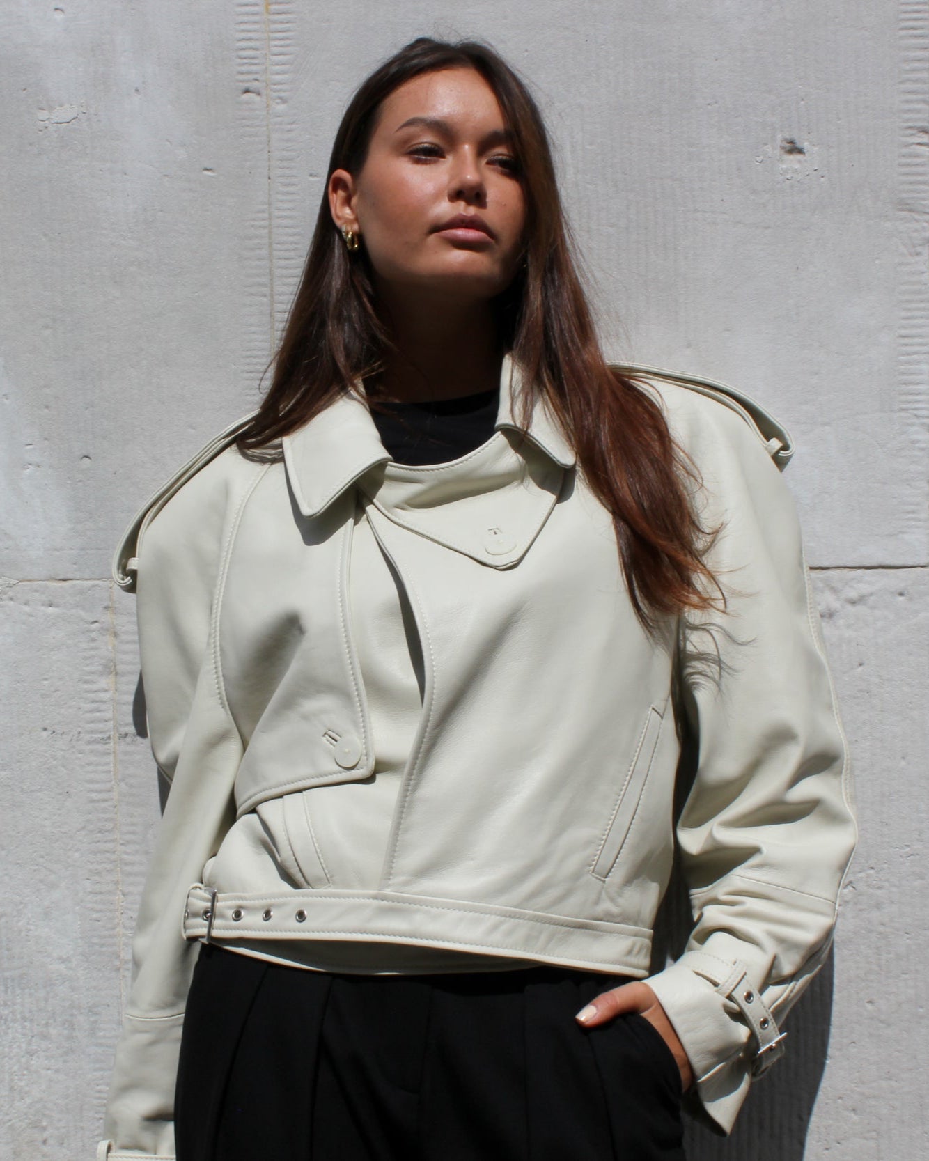 KURTKA KLERO BEIGE