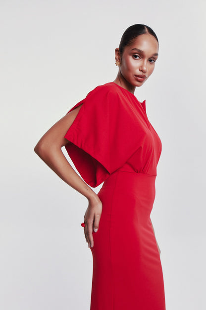 NINA DRESS RED