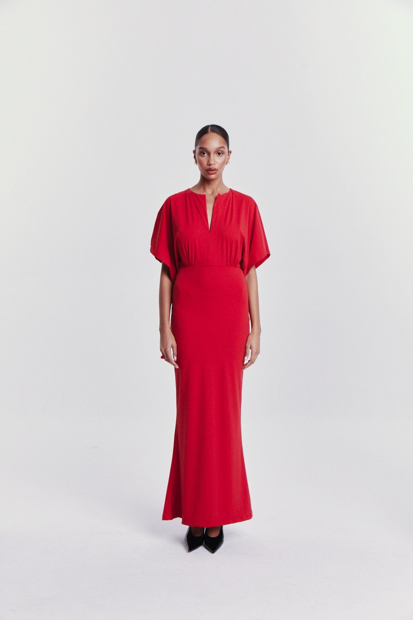 NINA DRESS RED