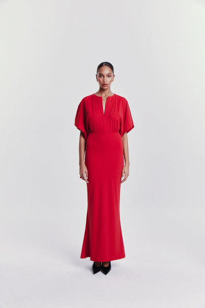 NINA DRESS RED