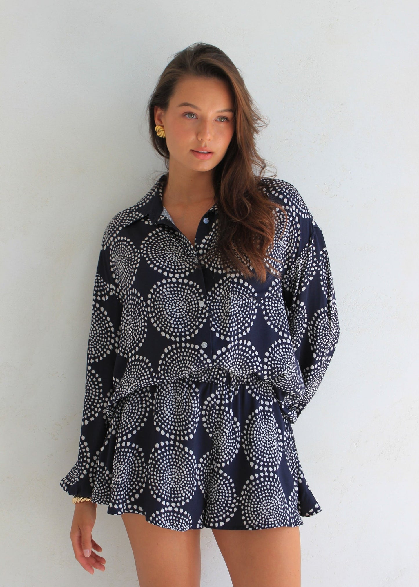 SZORTY NETIE MANDALA WHITE