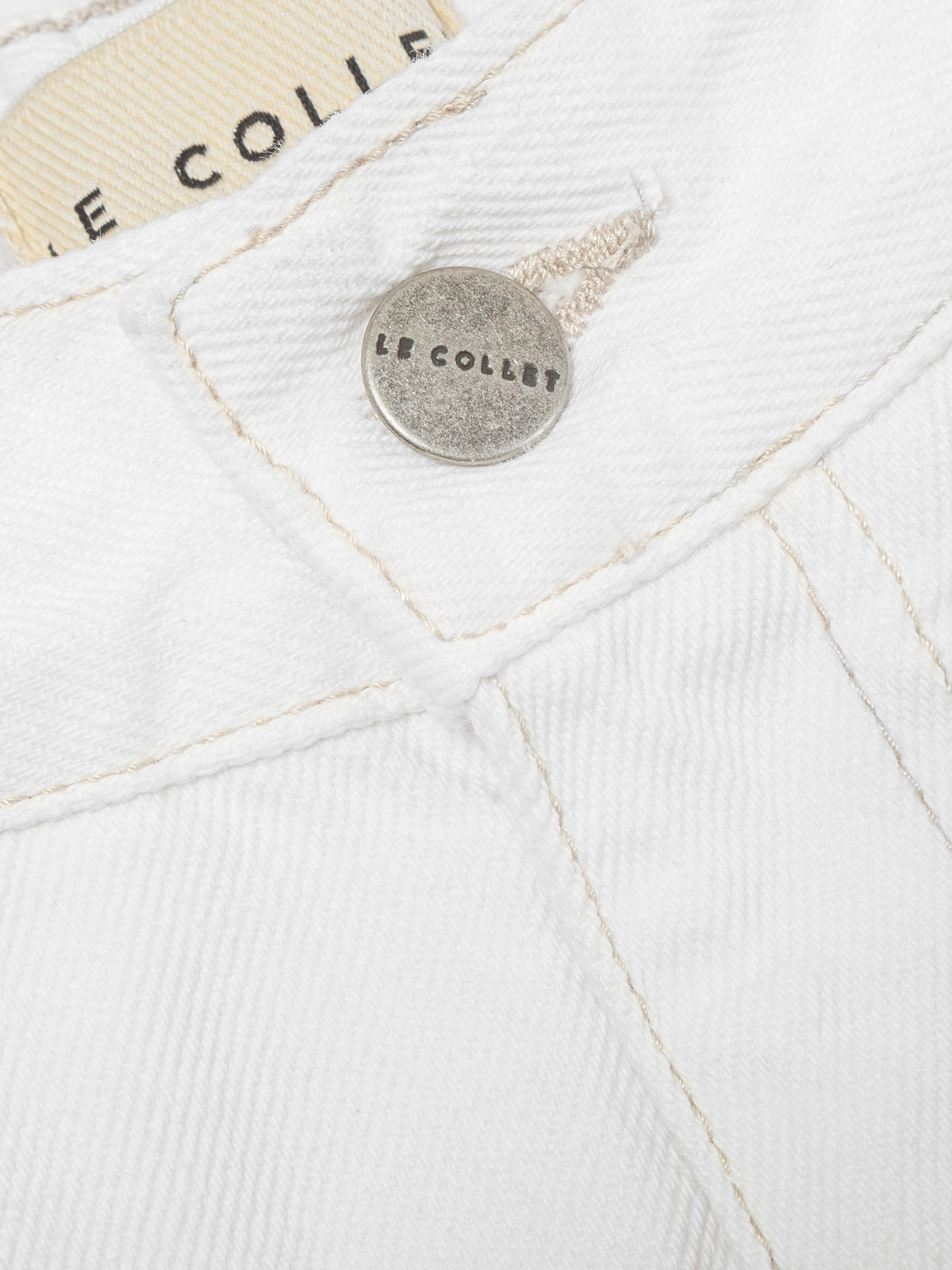 SZORTY VISO RIB WHITE