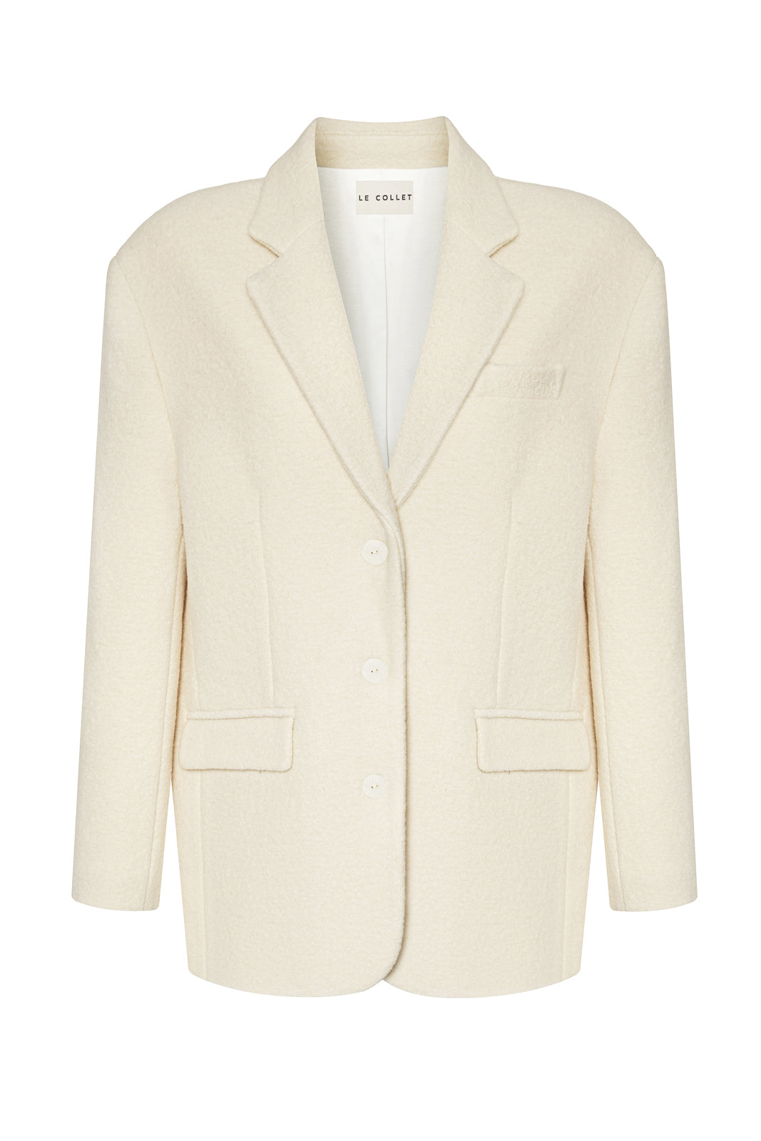 MARYNARKA ROY WOOL ECRU