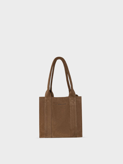 TORBA THE SMALL BAG BROWN SUEDE