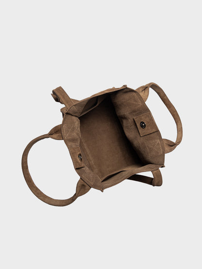TORBA THE SMALL BAG BROWN SUEDE