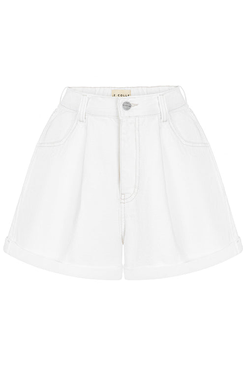 SZORTY VISO RIB WHITE