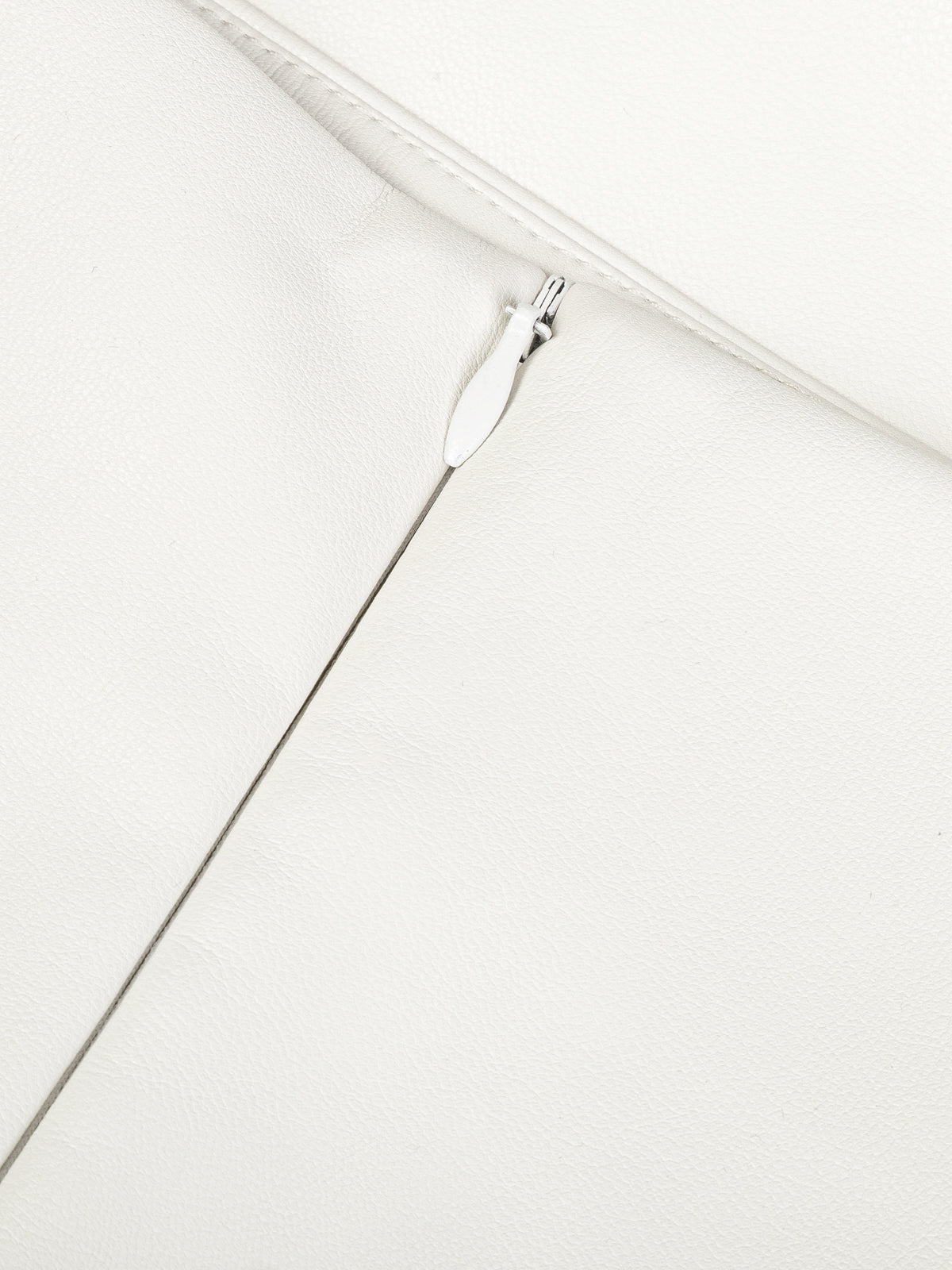 SPÓDNICA OZI FAUX LEATHER WHITE
